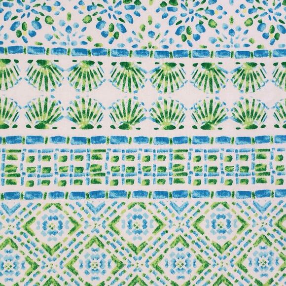 Talbots Tunic Top Size Large L Women’s Popover Blouse Stretch Blue Green - Picture 4 of 8